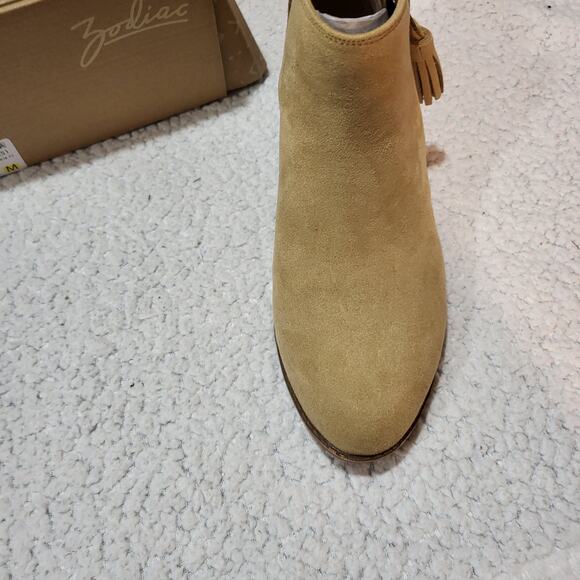 NEW ZODIAC Women's Val-Western Side Zip Ankle Boot Desert Tan SIZE 8.5 M - Picture 6 of 7